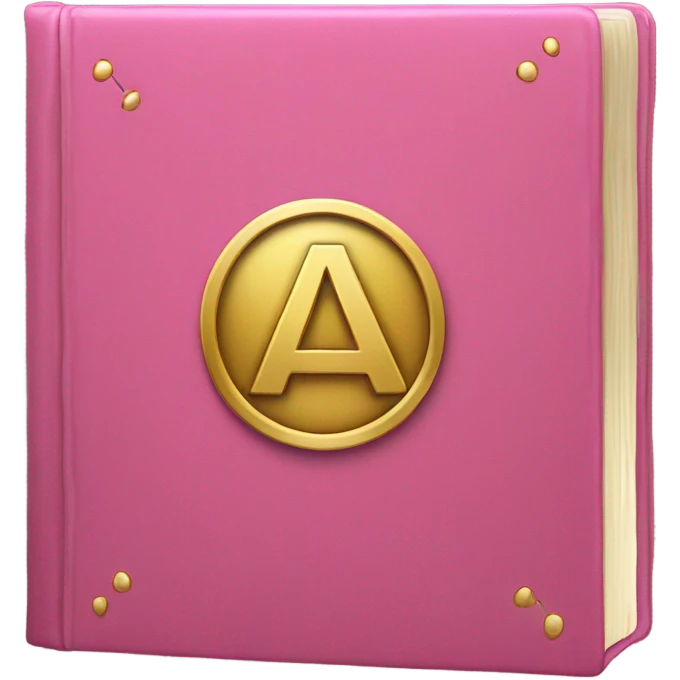 pink book emoji