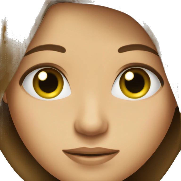 long brown hair, green eyes female entrepreneur  emoji