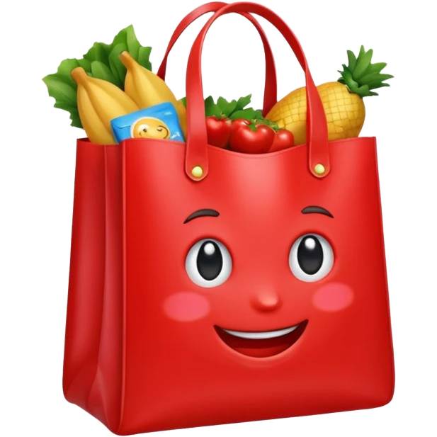 Rappi bag emoji style emoji