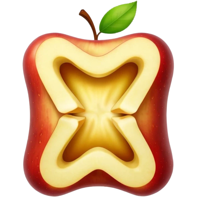 Apple core emoji