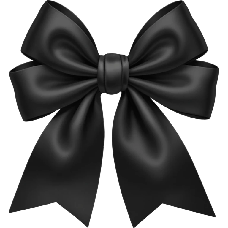 black bow emoji