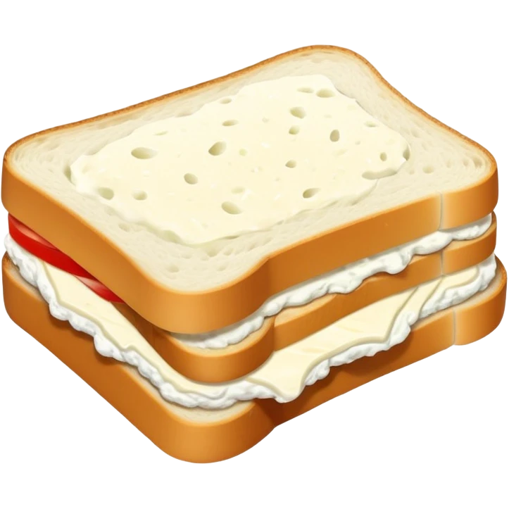 Cottage cheese sandwich  emoji