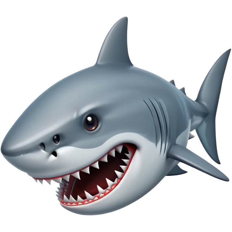 Brutal shark emoji