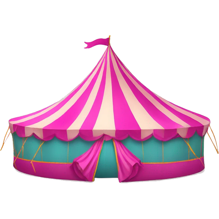 pink carnival tent emoji