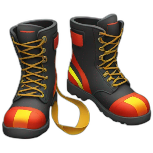 Firefighter boots emoji
