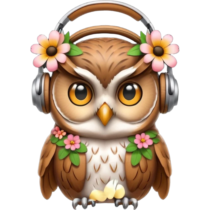 بدي صوره بومه هذولا زهريه حاطه سماعات ايموجي متحرك emoji