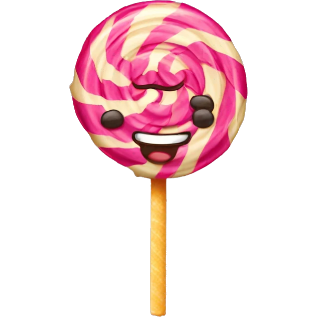 Lollipop with cupcakes  emoji