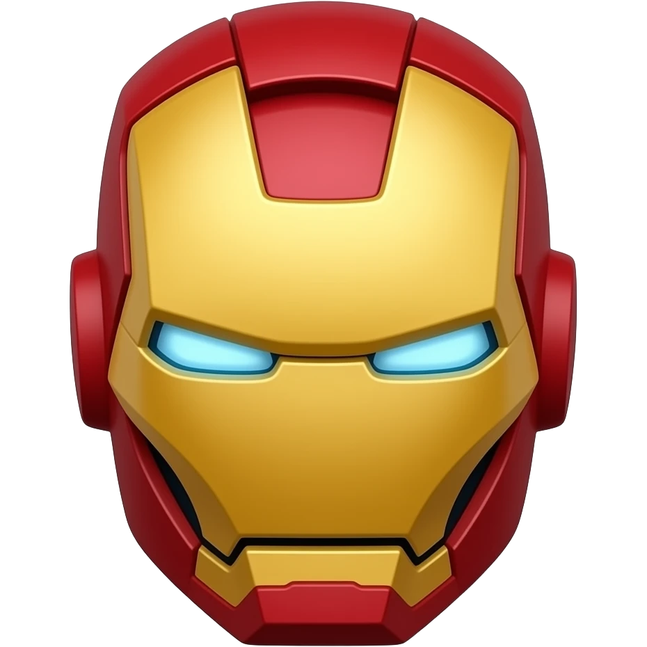 Cartoon ironman emoji