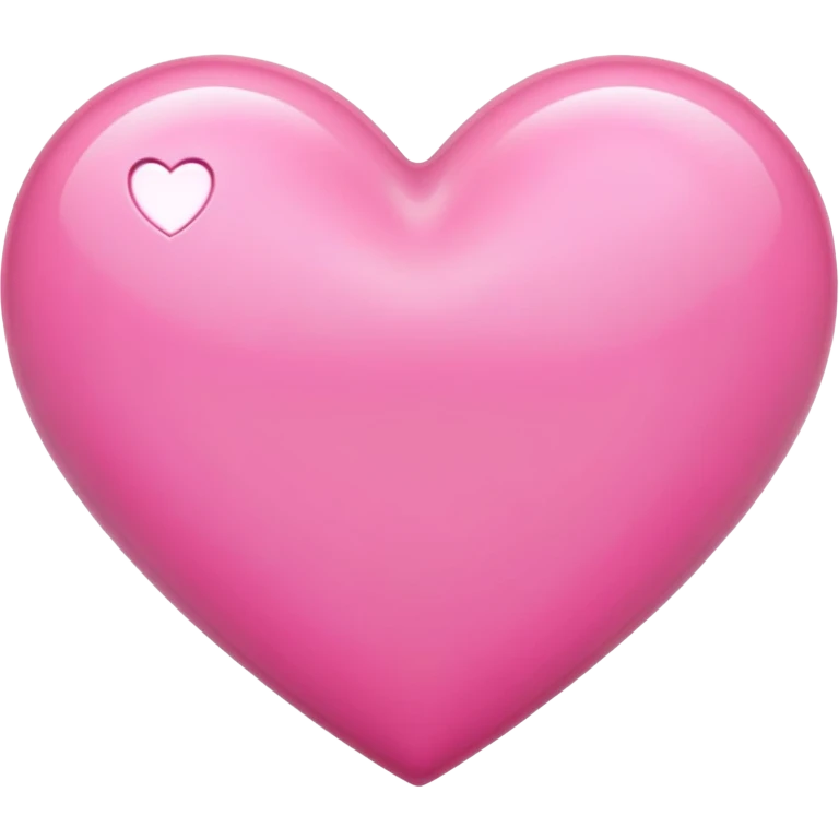 A pink heart emoji