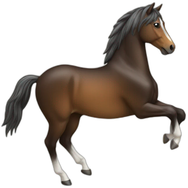 Cheval sur cheval emoji