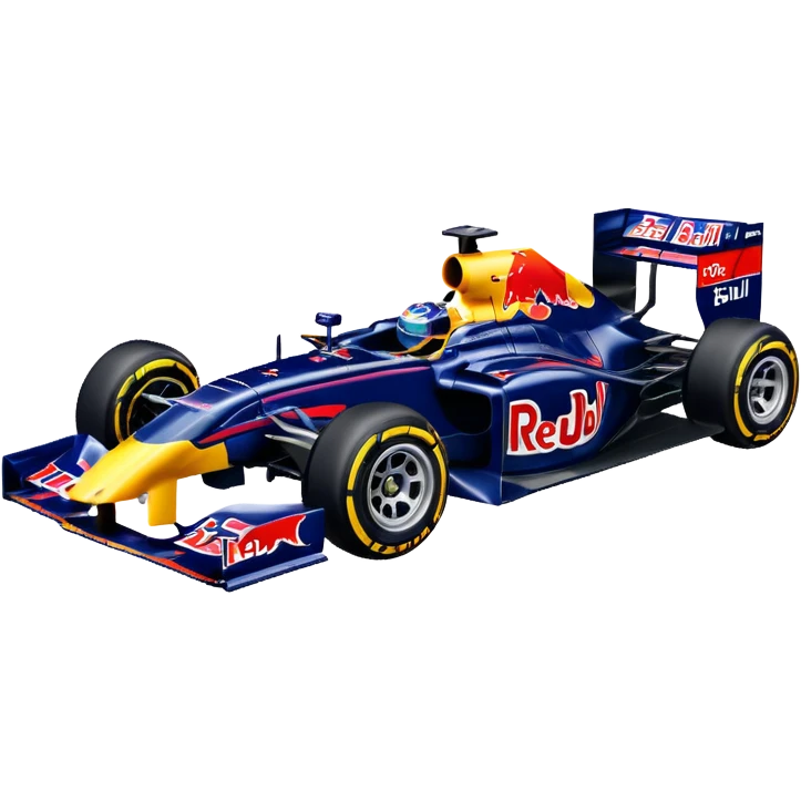 a 2010 Red Bull Formula 1 car emoji
