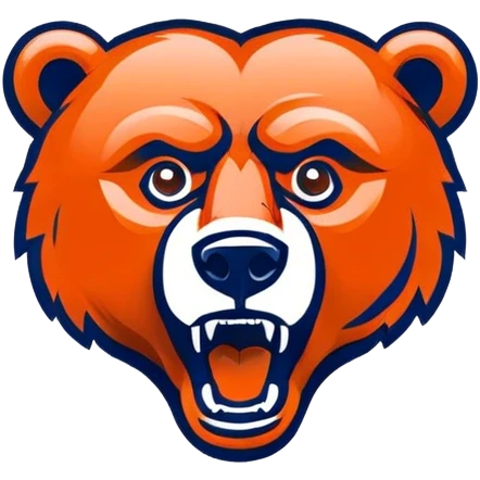 nfl custom bears logo emoji