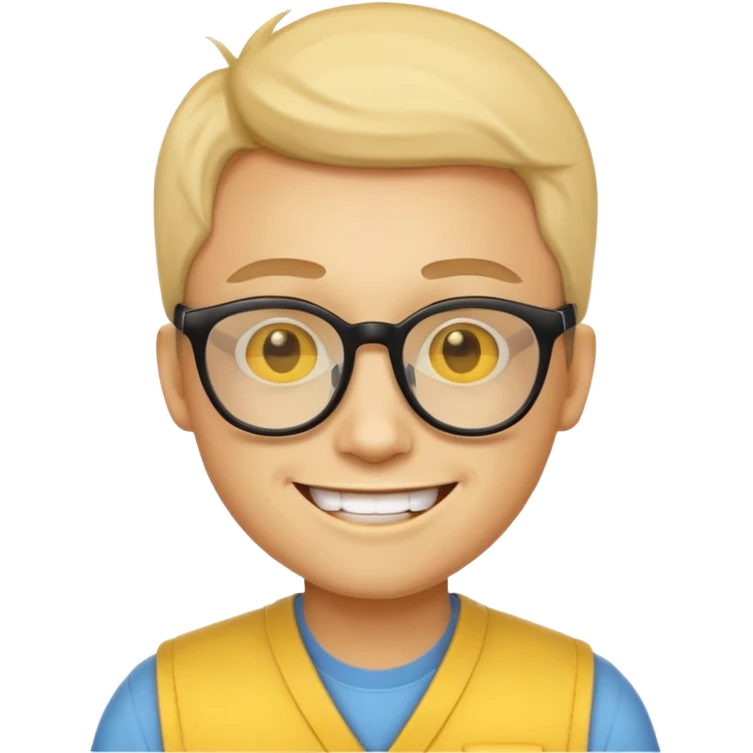 a cool programmer yello smiley emoji emoji