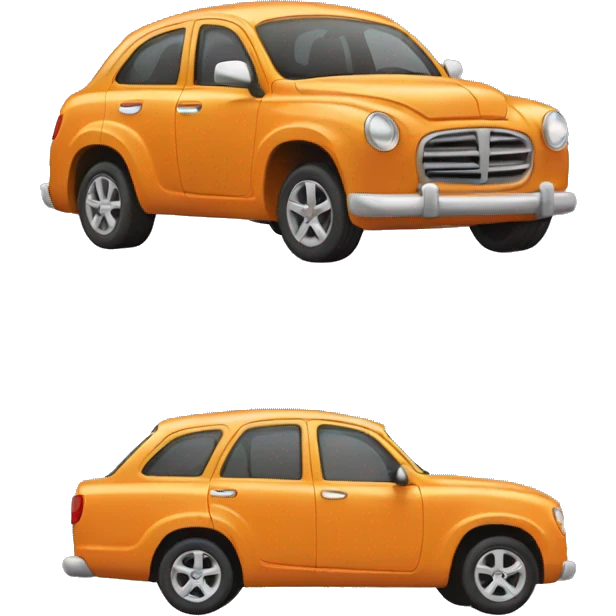 Ginger car  emoji
