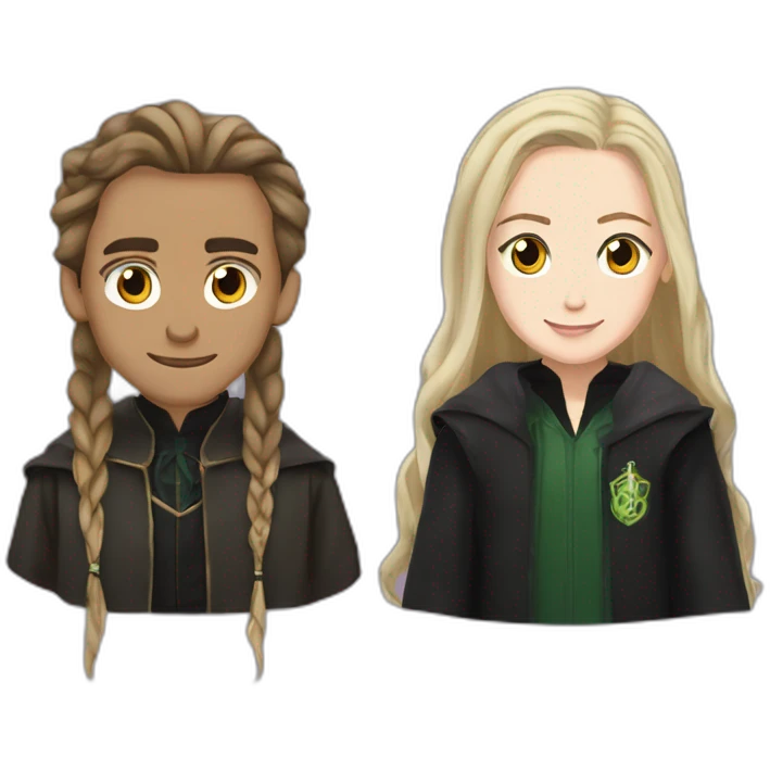 Drago Malefoy and Hermione Granger emoji