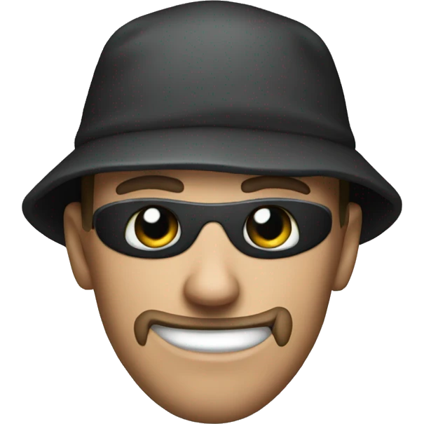 Burglar emoji