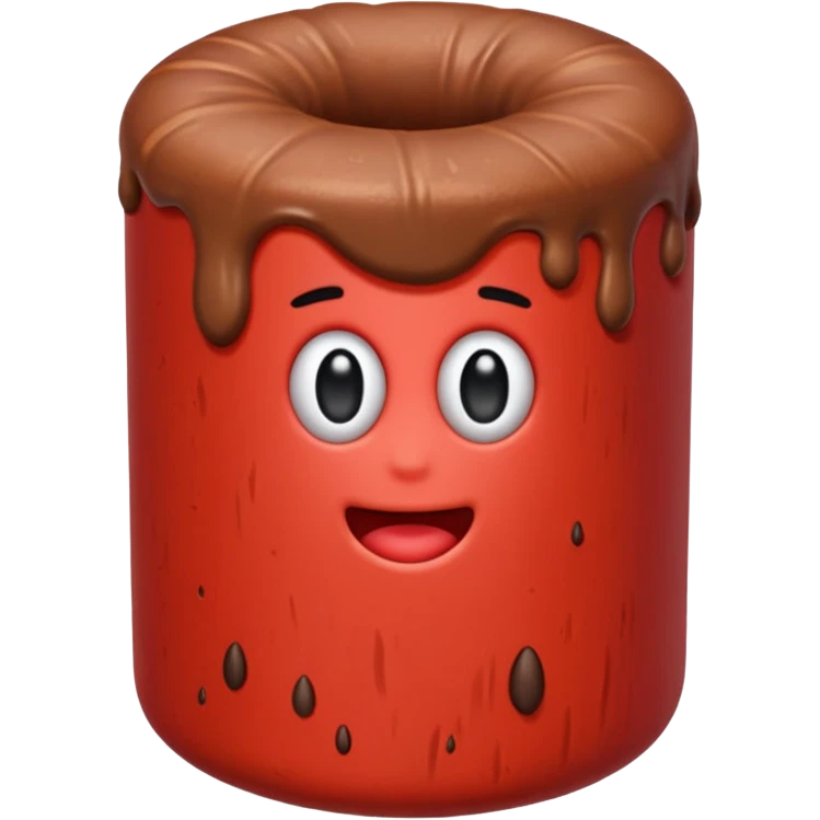 Red poop emoji