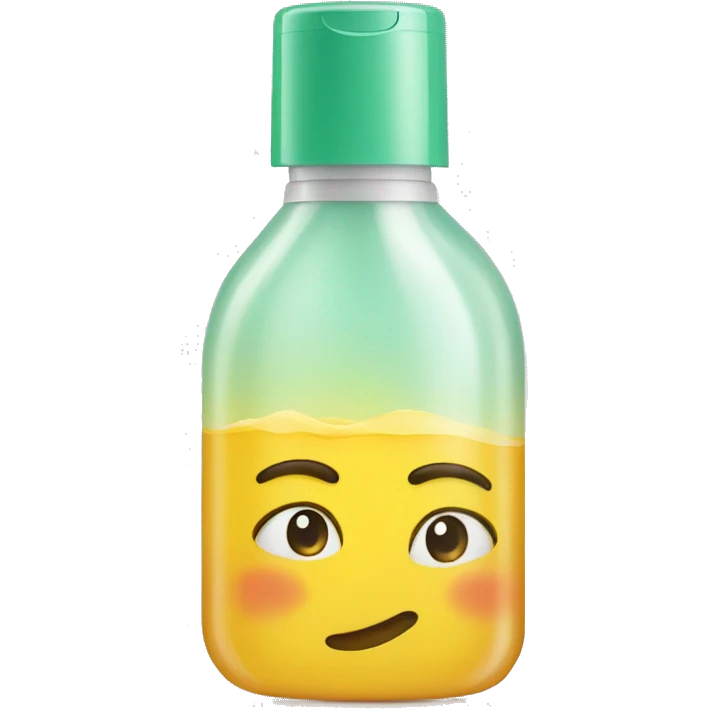 hair gel in bottle emoji