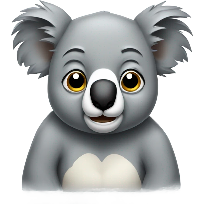 Annoyed koala emoji