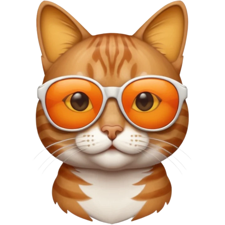 Cat wearing sunglasses emoji