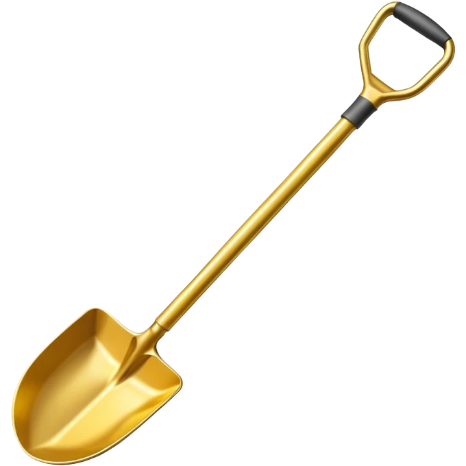 gold shovel emoji