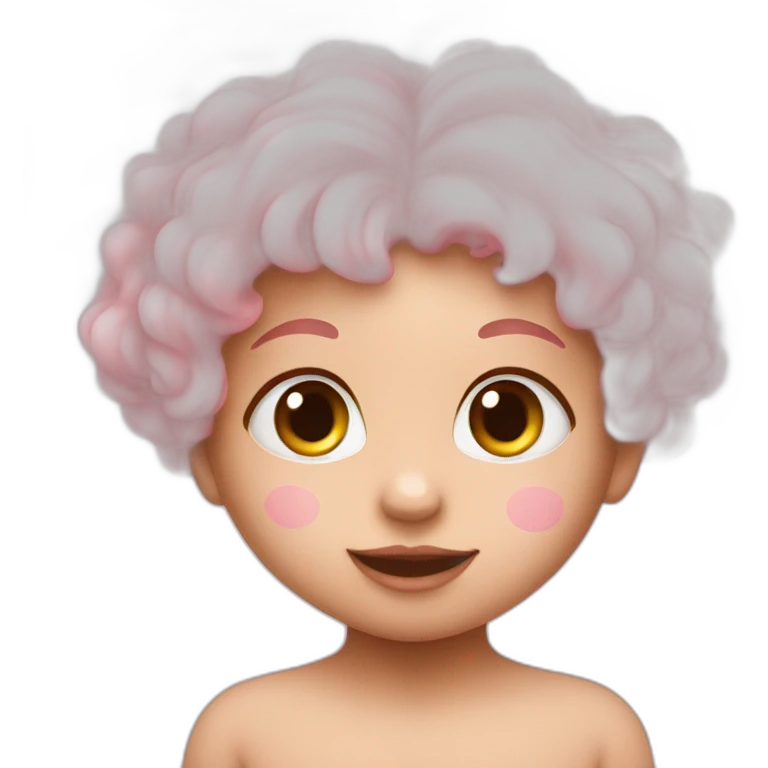 Baby pink heart emoji