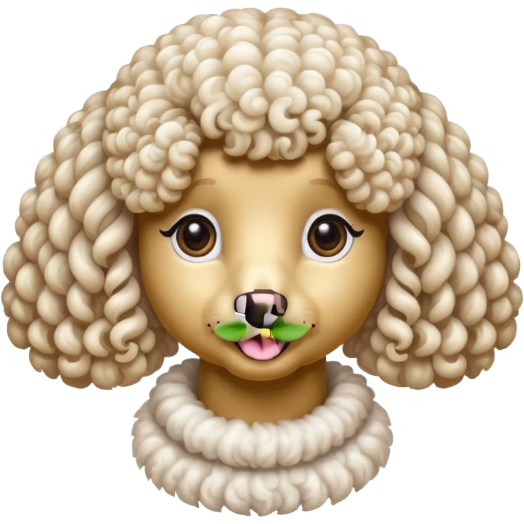 Poodle Rosa emoji