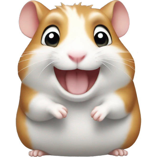 Hamster smiling emoji