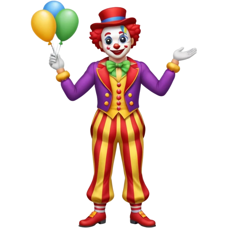 circus clown full body emoji