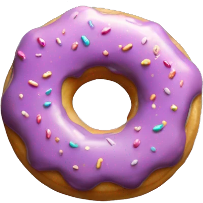 Galaxy glazed doughnut  emoji