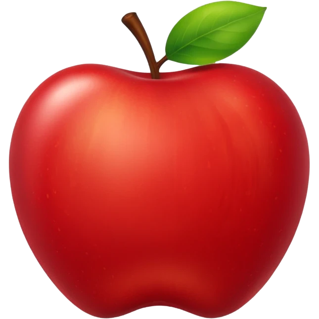 red apple emoji