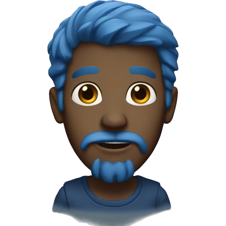 blue emoji