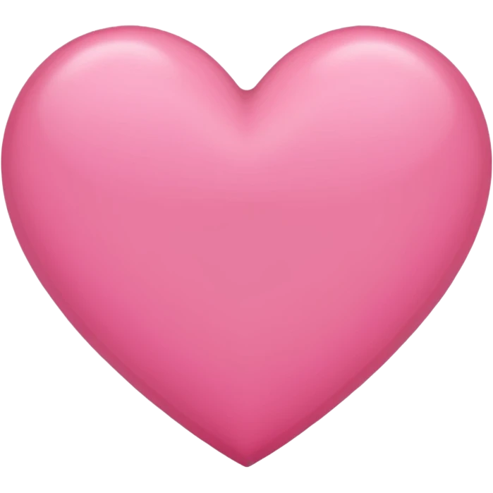 pink heart, no details emoji