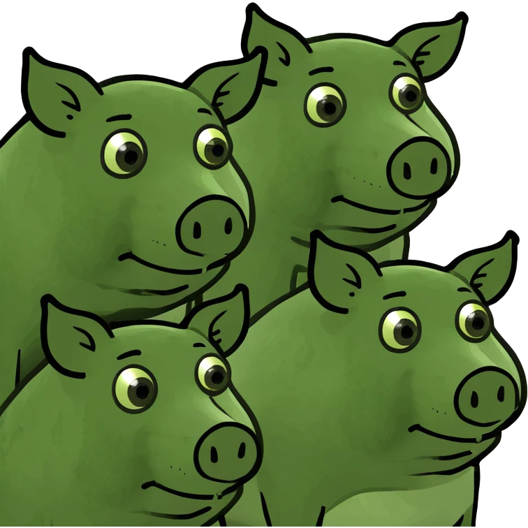 3 little pigs emoji