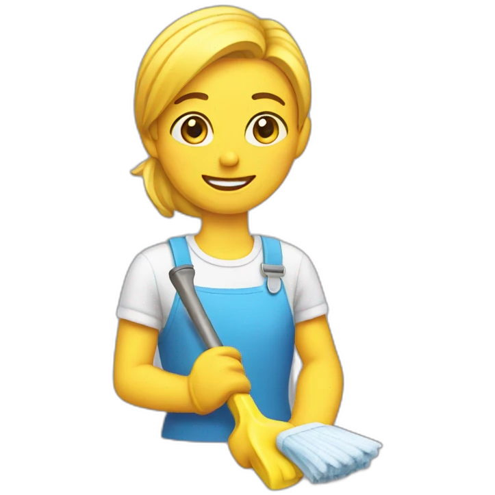 cleaning emoji