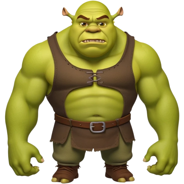 Shrek the green ogre emoji