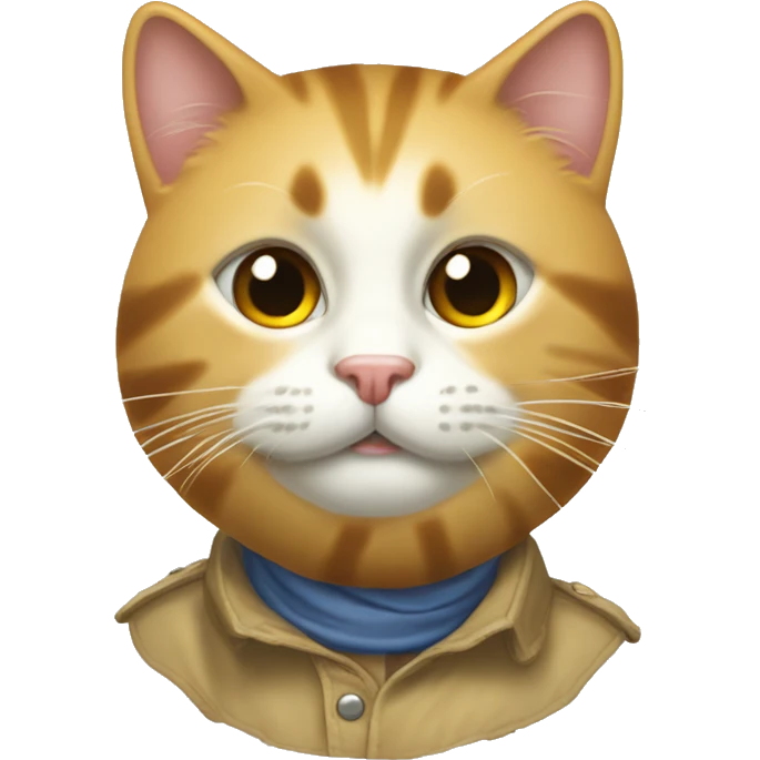Котик и бантик  emoji