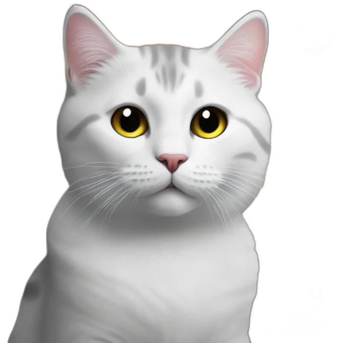 cosmic space background behind cat emoji