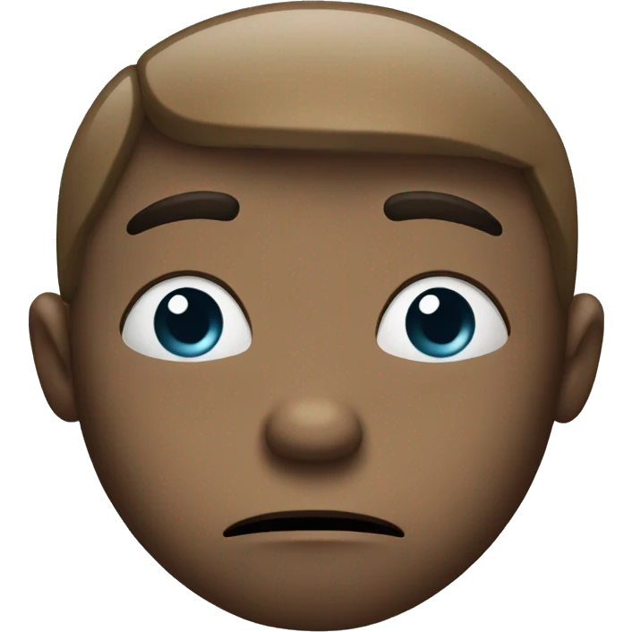 Disappointed face emoji
