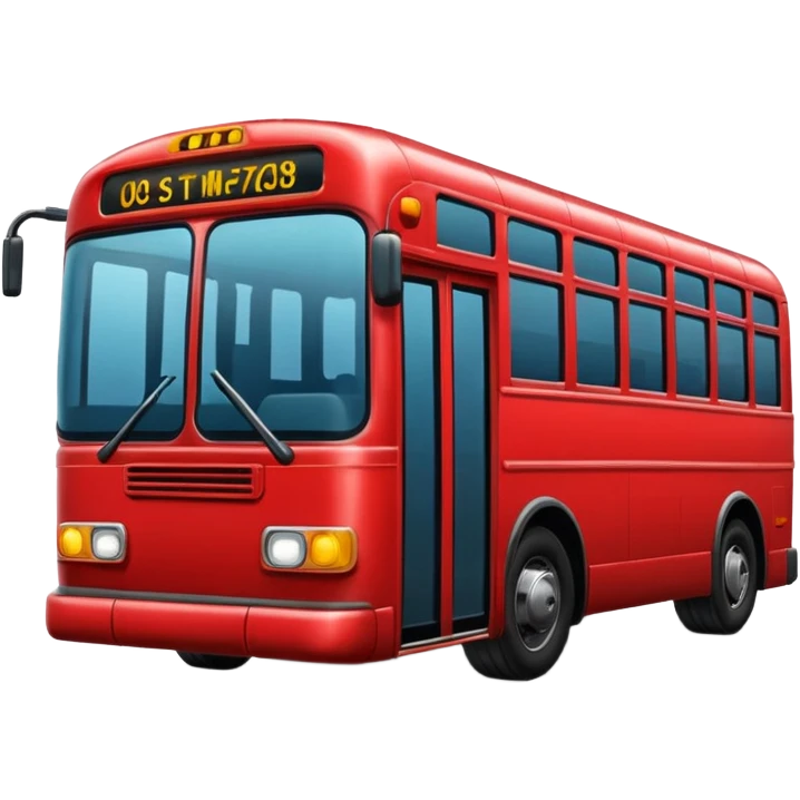 Bus emoji