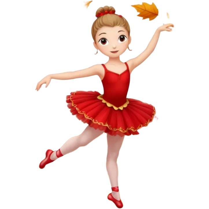 🍁🩰 bunları birleştir emoji