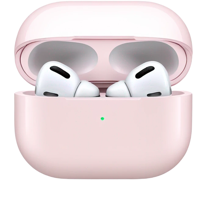light pink airpods pro emoji
