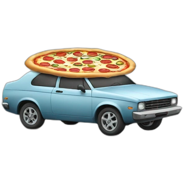 Pizza car emoji