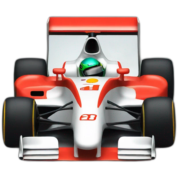 Formula 1 car emoji