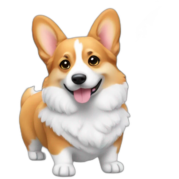 corgi with wings emoji