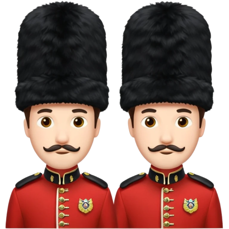 two male british guards emoji