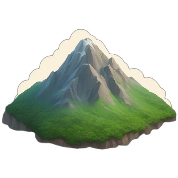 mountain emoji