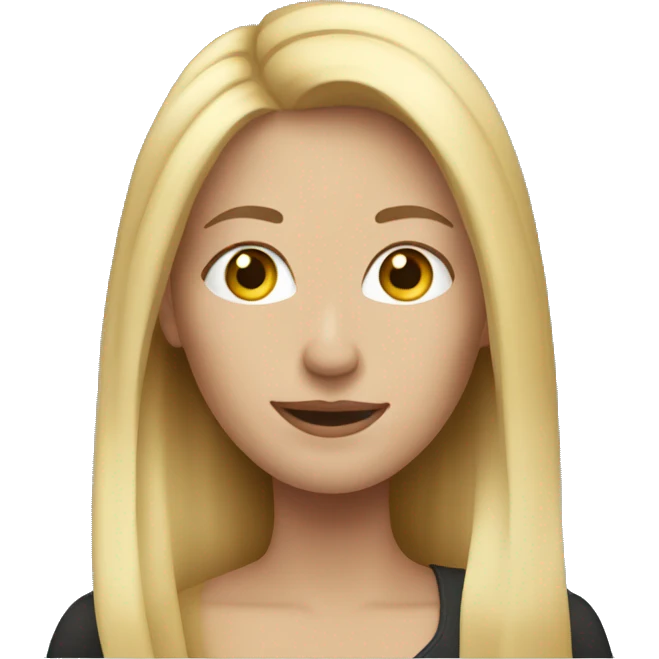 woman with long blonde hair with laptop emoji