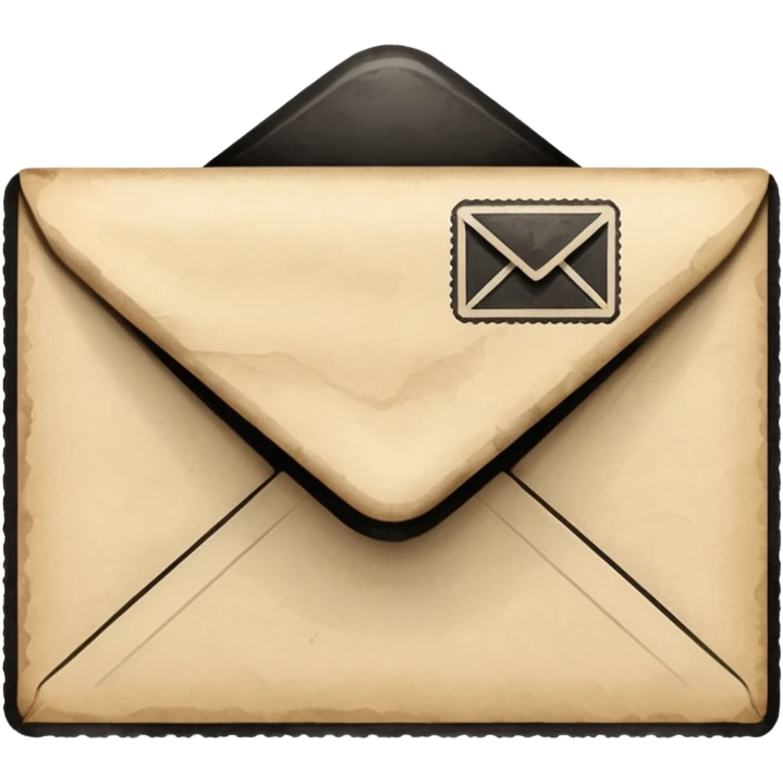 Mail note stamp emoji