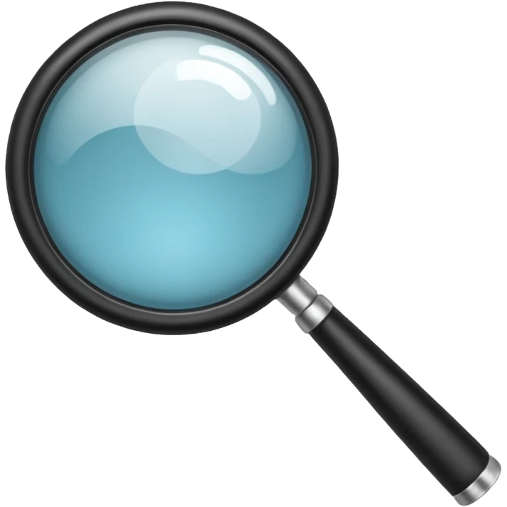 magnifying glass emoji